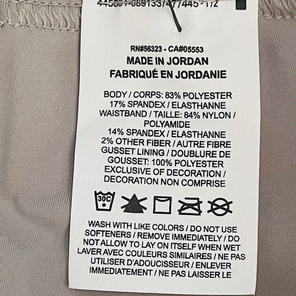 NEW Nike Pro Tight Fit Shorts Medium 2.5" Training Run Gray Dri Fit Clinching - Picture 9 of 14